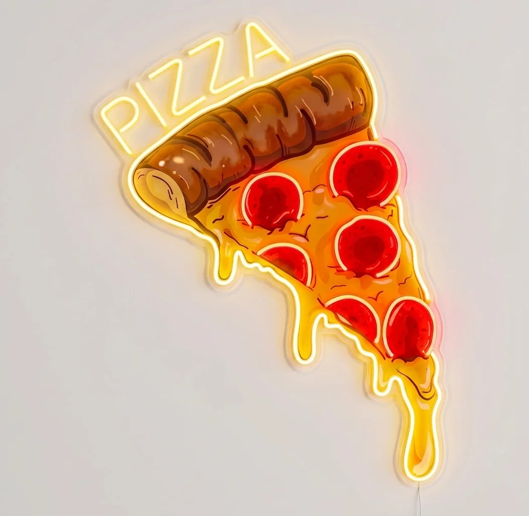 Pizza — custom LED neon sign