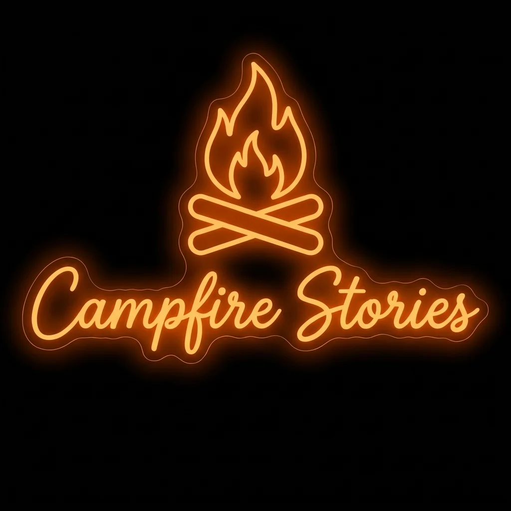 Campfire Stories — custom LED neon sign