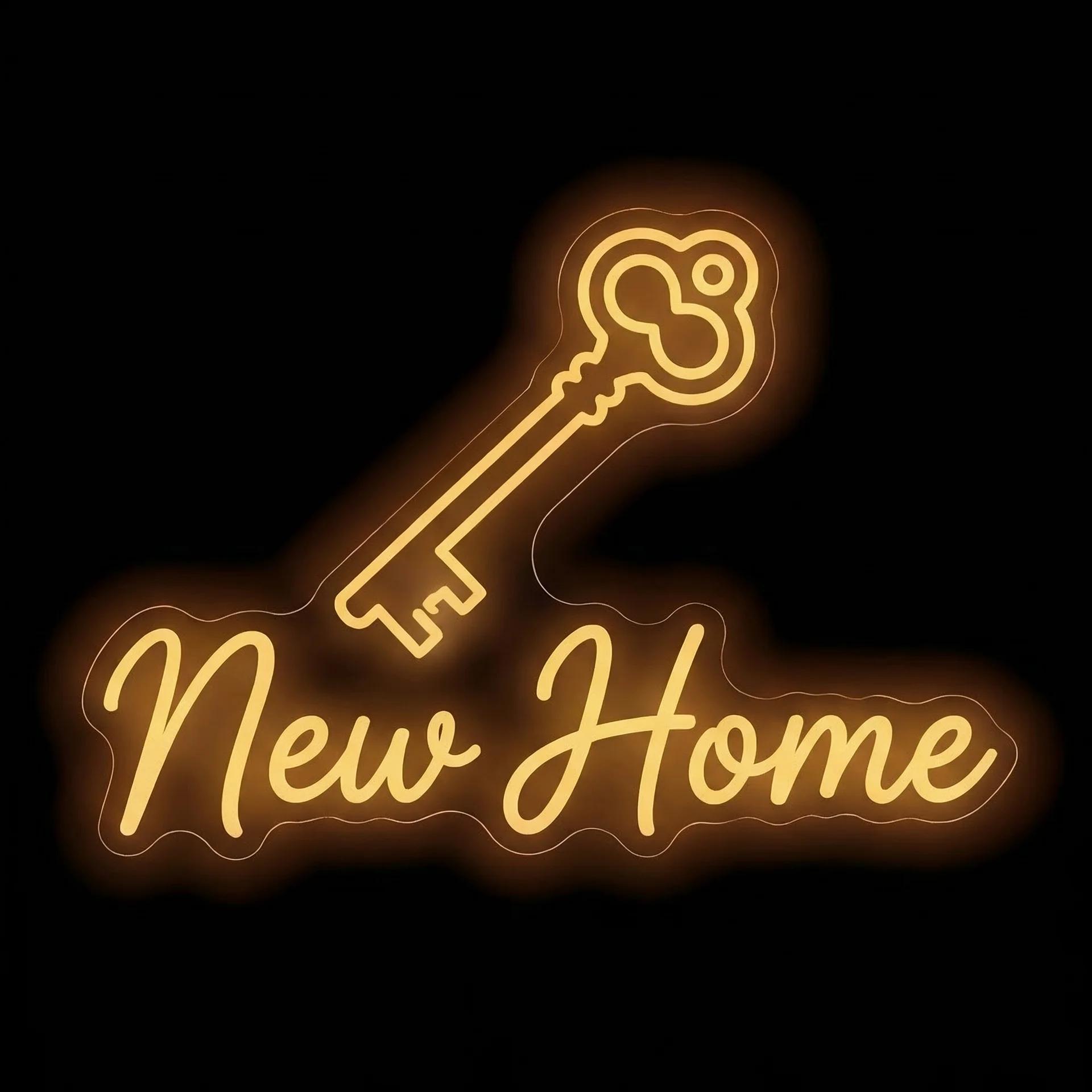 New Home — custom LED neon sign