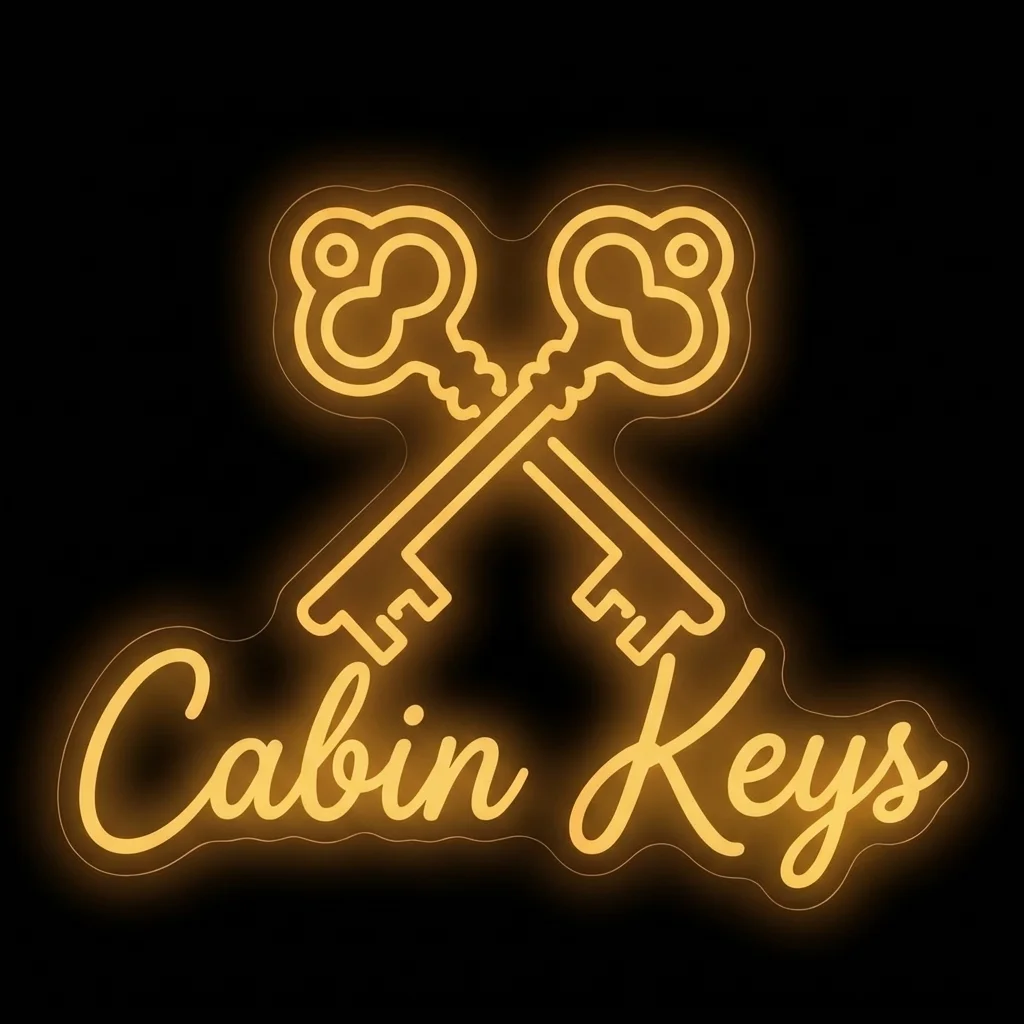 Cabin Keys — custom LED neon sign