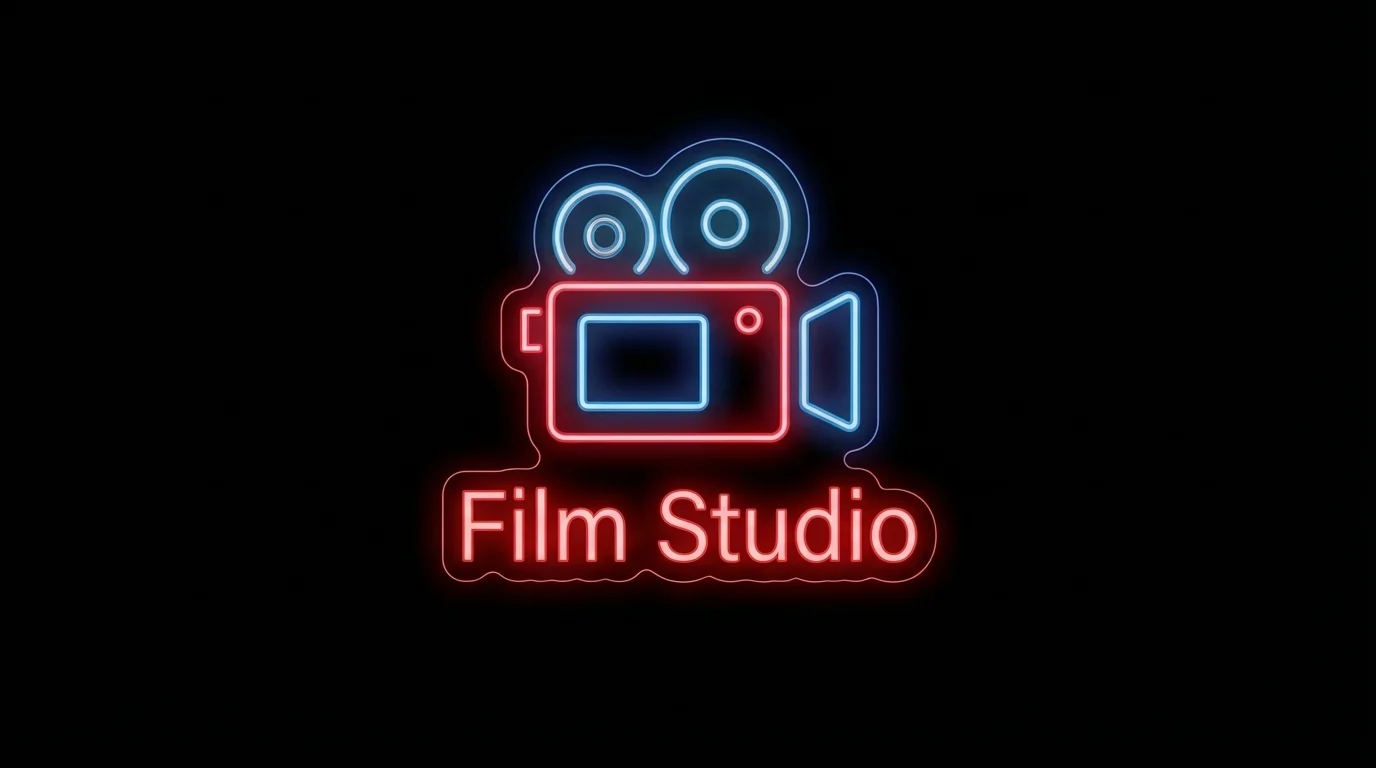 Studio Camera — custom LED neon sign