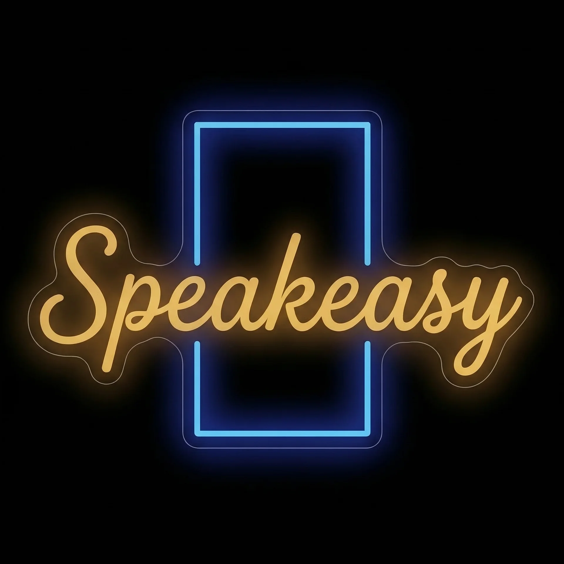 Speakeasy Door — custom LED neon sign
