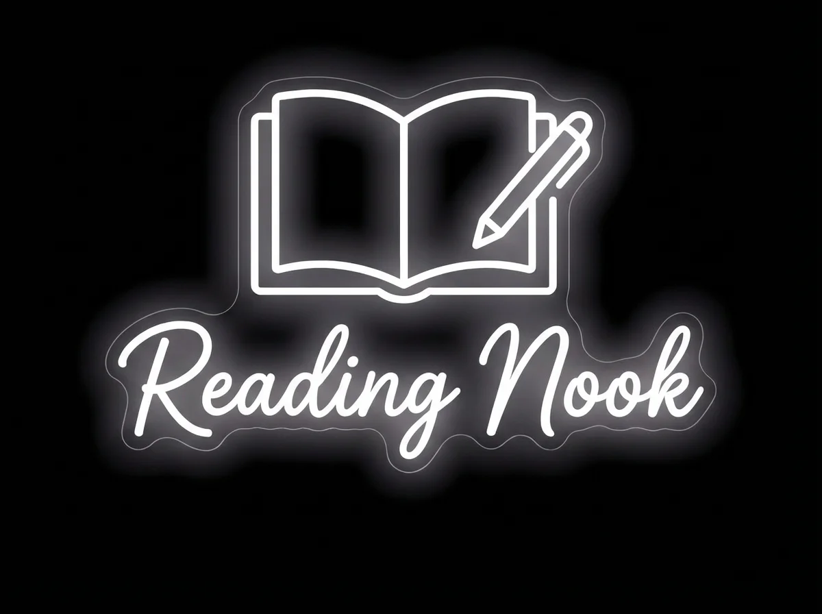 Reading Nook — custom LED neon sign