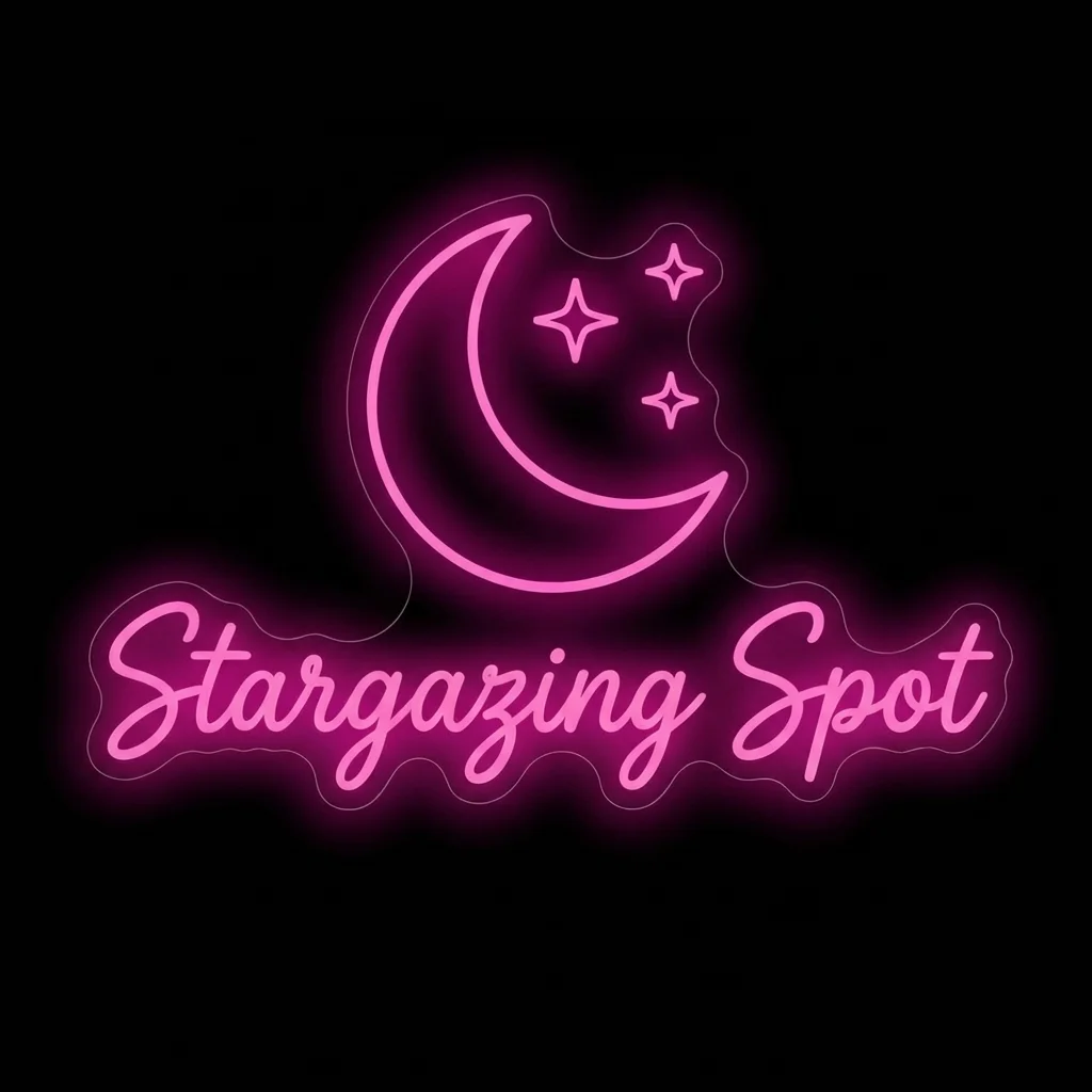 Stargazing Spot — custom LED neon sign